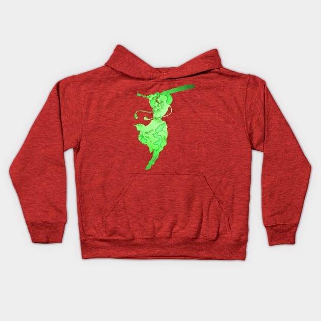 Rinkah: Scion of Flame Kids Hoodie by Raven's Secret Shop